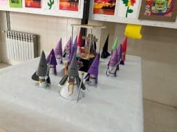 Recreación de una procesión de Semana Santa